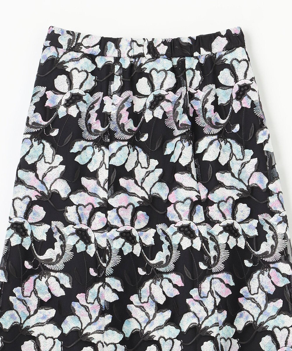 GRACE CONTINENTAL フラワー刺繍プリントスカート 