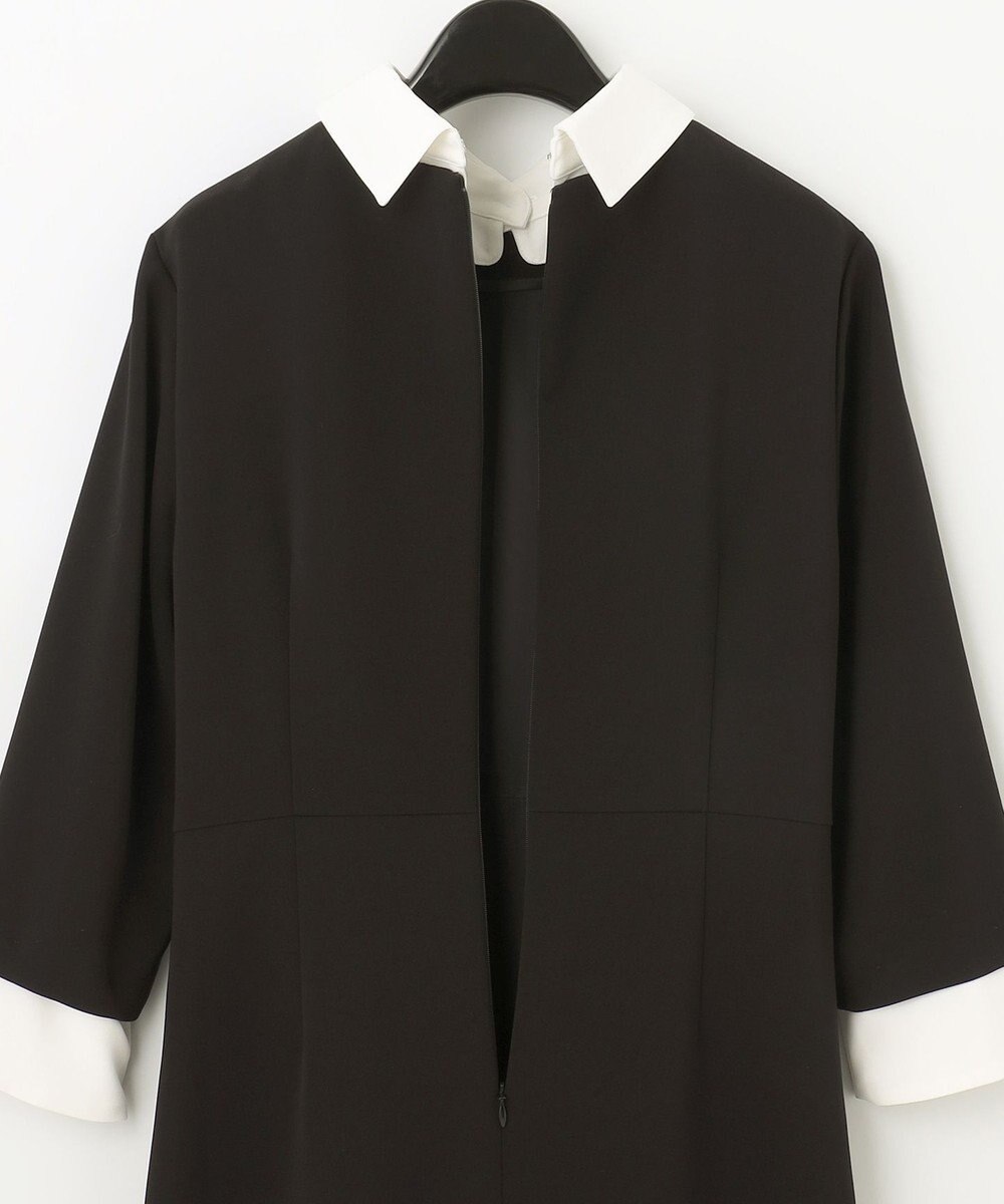 GRACE CONTINENTAL ダブルクロスドレス 