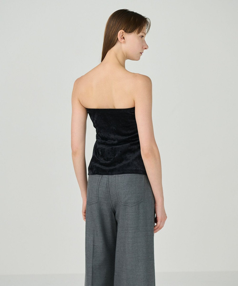 GRACE CONTINENTAL ラインビジューベアトップ