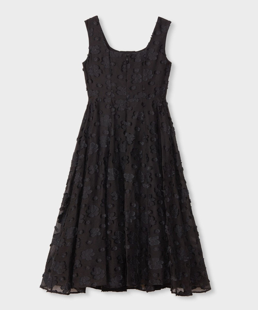 GRACE CONTINENTAL ラメFlowerジャガードドレス
