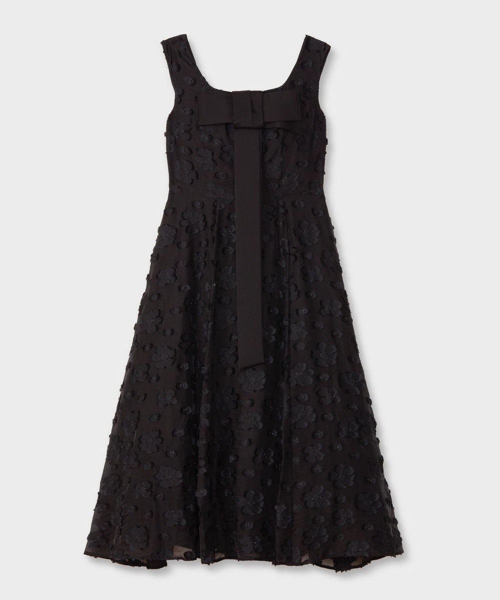 GRACE CONTINENTAL ラメFlowerジャガードドレス