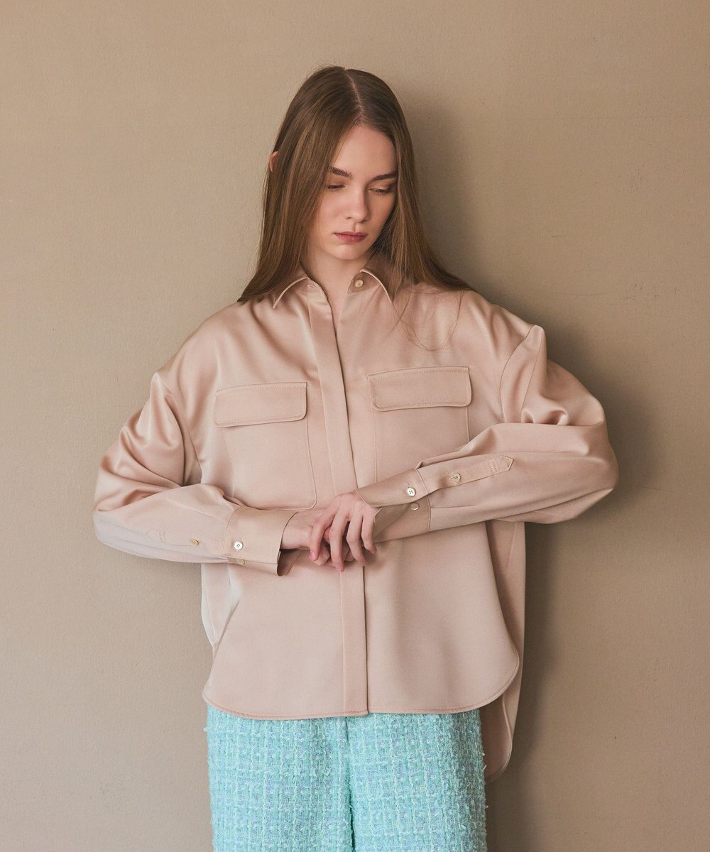 GRACE CONTINENTAL トリアセカルゼシャツ 