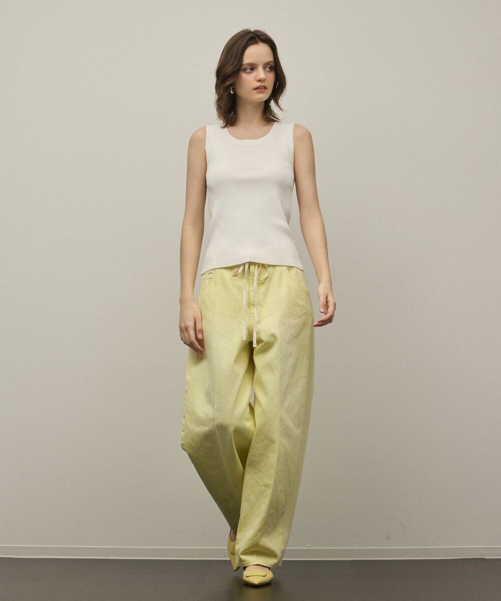 GRACE CONTINENTAL リブニットタンクトップ 