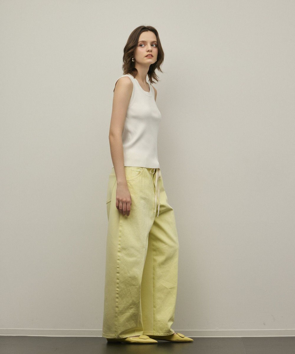 GRACE CONTINENTAL リブニットタンクトップ 