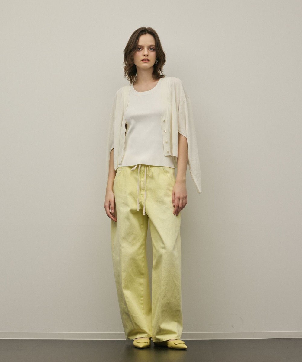 GRACE CONTINENTAL リブニットタンクトップ 