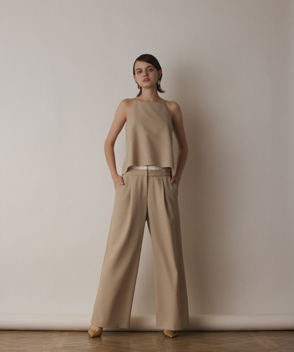 GRACE CONTINENTAL キャミ付レイヤードパンツ 