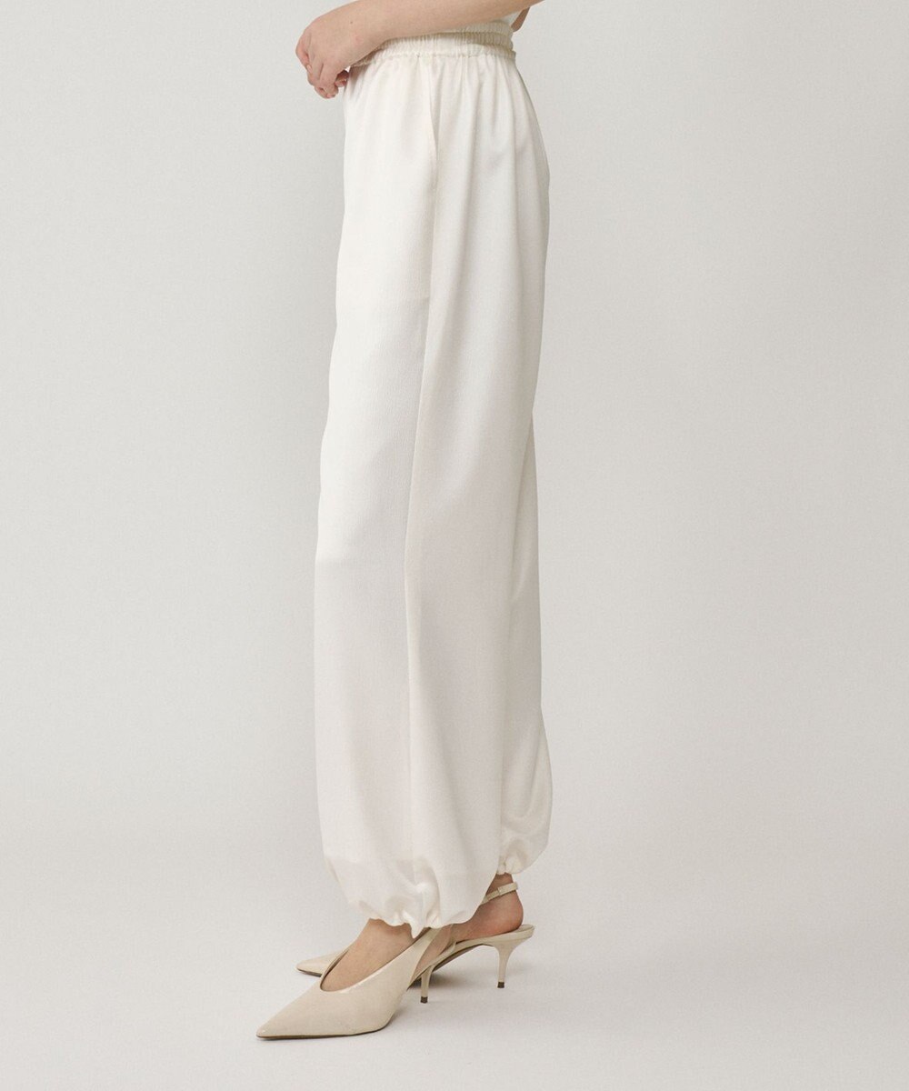 GRACE CONTINENTAL チンツサテンパンツ 