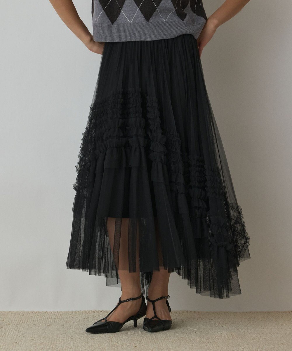 GRACE CONTINENTAL イレギュラ－チュ－ルスカート 