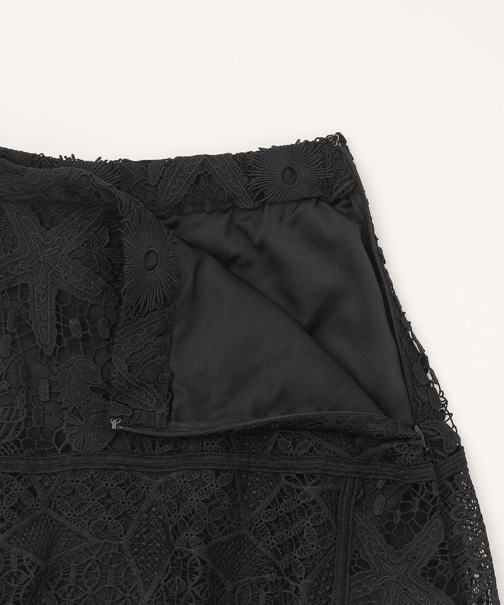 GRACE CONTINENTAL ケミカルレースパッチワークスカート 