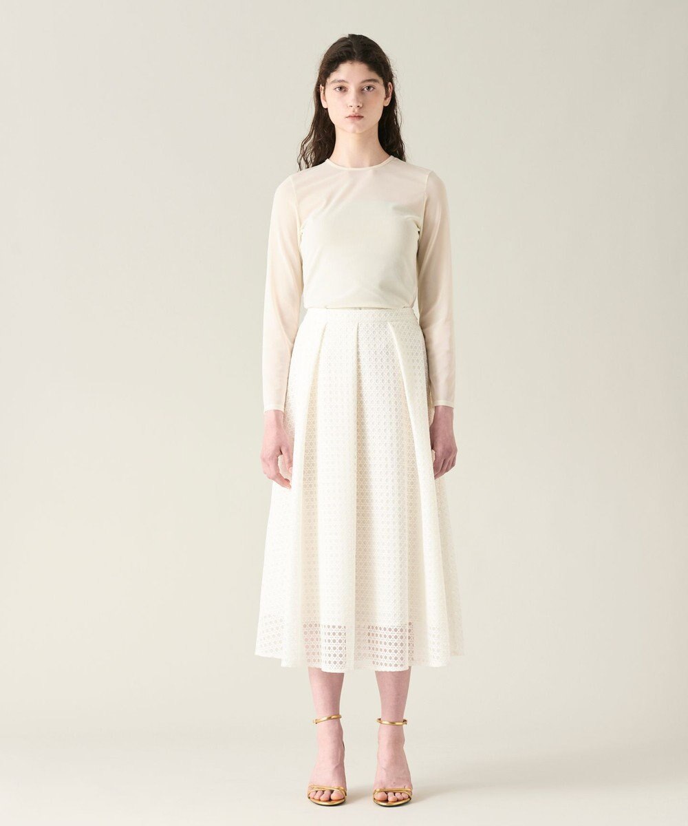 GRACE CONTINENTAL チュールシアートップ