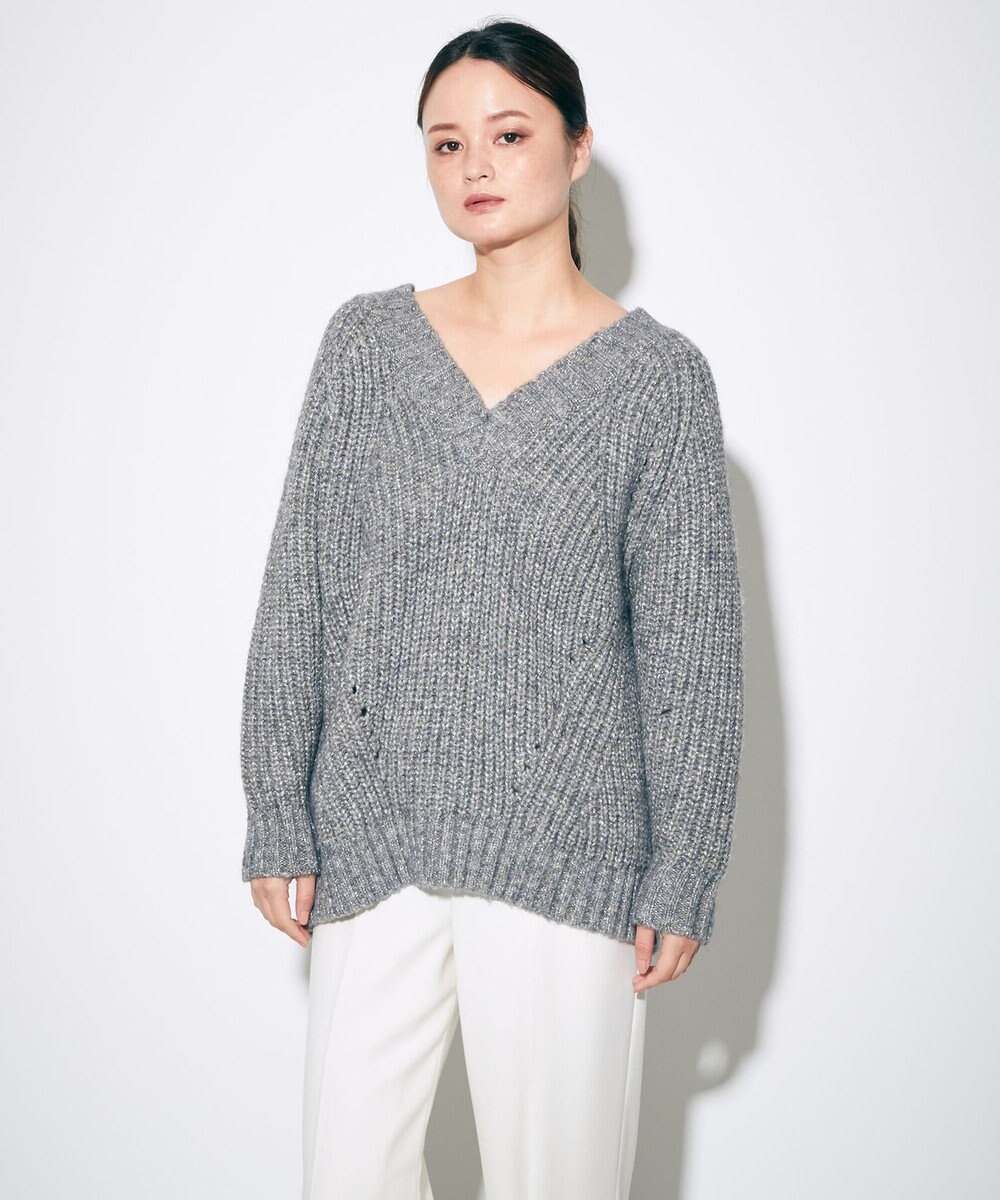 バックケーブルニットトップ Grace Continental Grace Continental グレースコンチネンタル 通販 バックケーブルニットトップ Grace Continental Grace Continental グレースコンチネンタル 通販