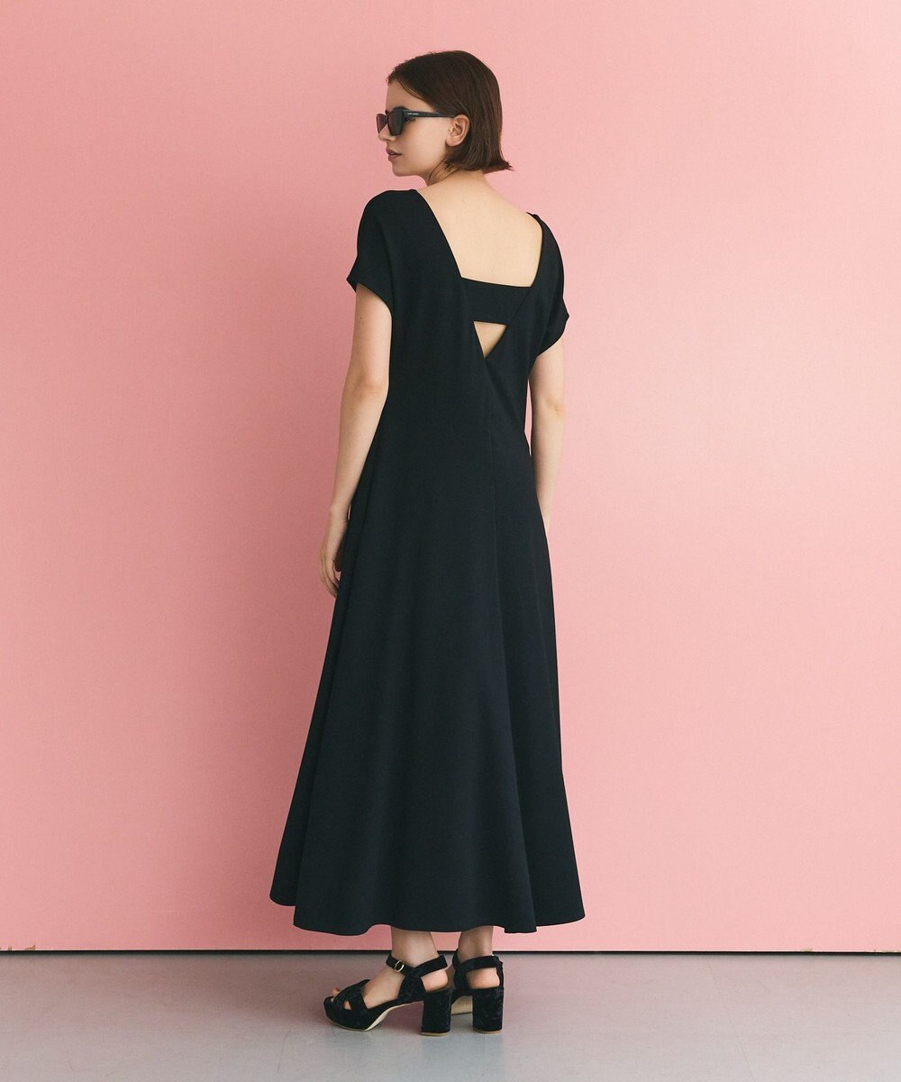 GRACE CONTINENTAL バックオープンポンチワンピース 