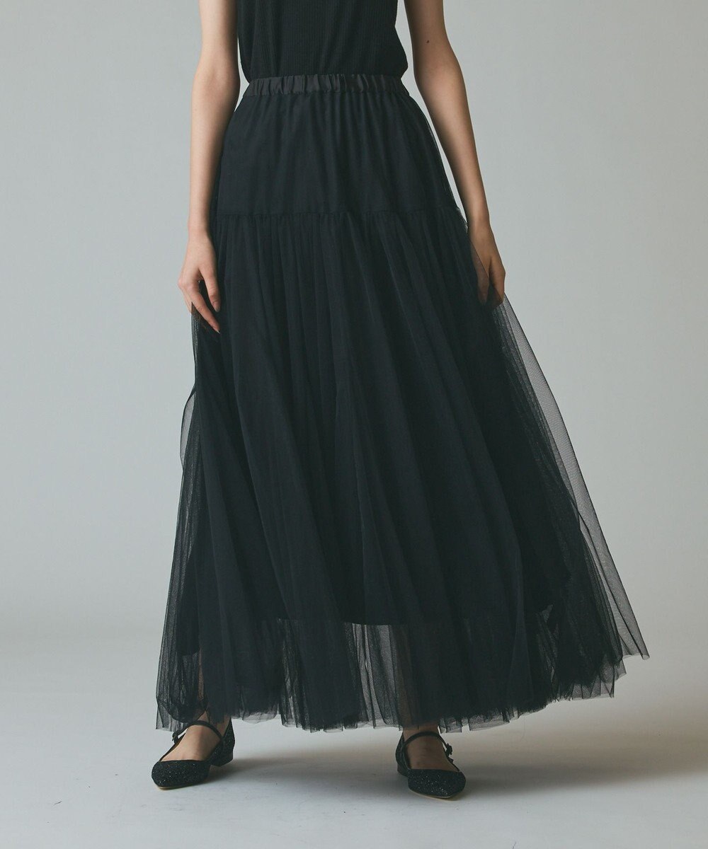 GRACE CONTINENTAL チュールボリュームスカート 