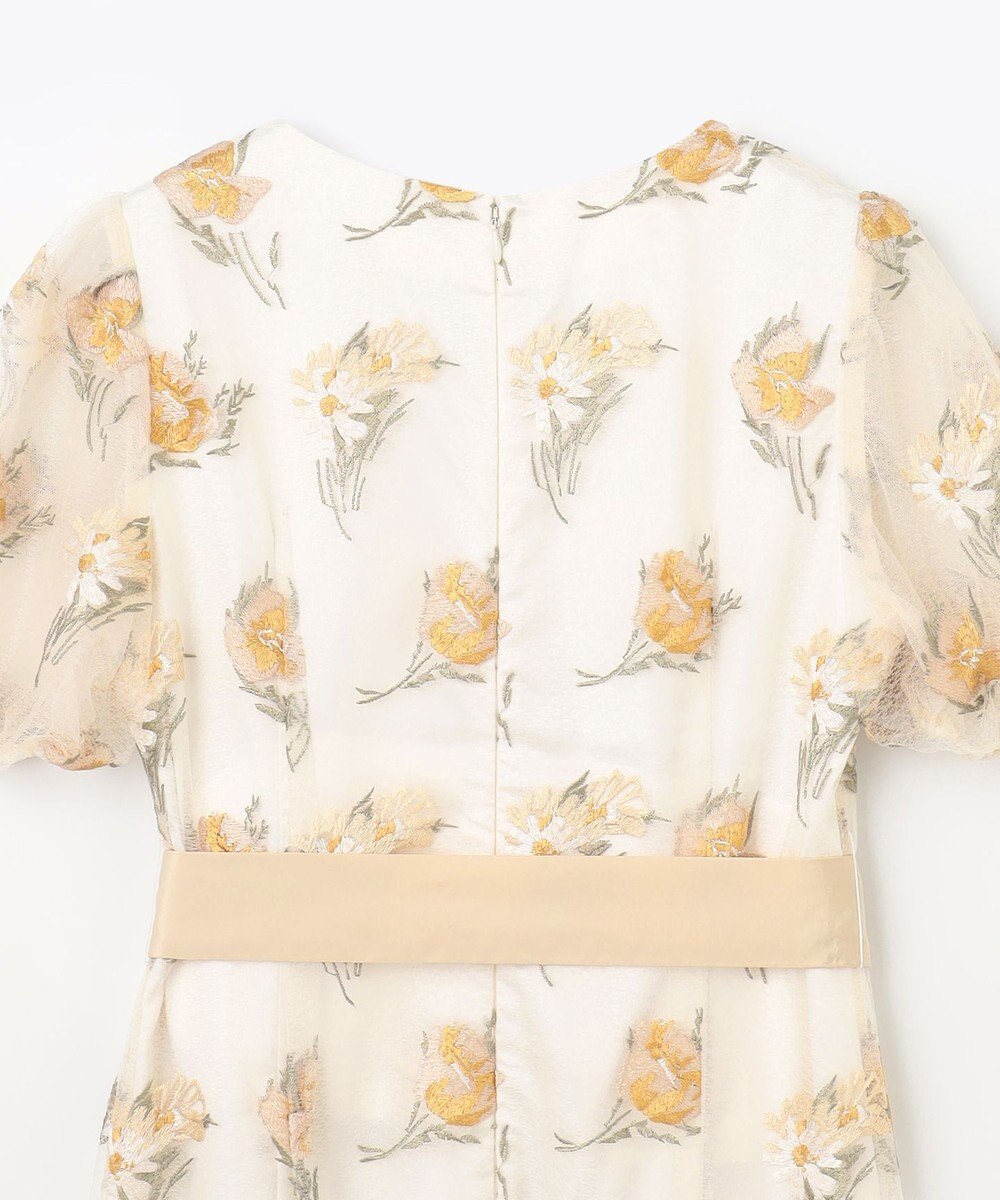 GRACE CONTINENTAL レトロフラワー刺繍ワンピース