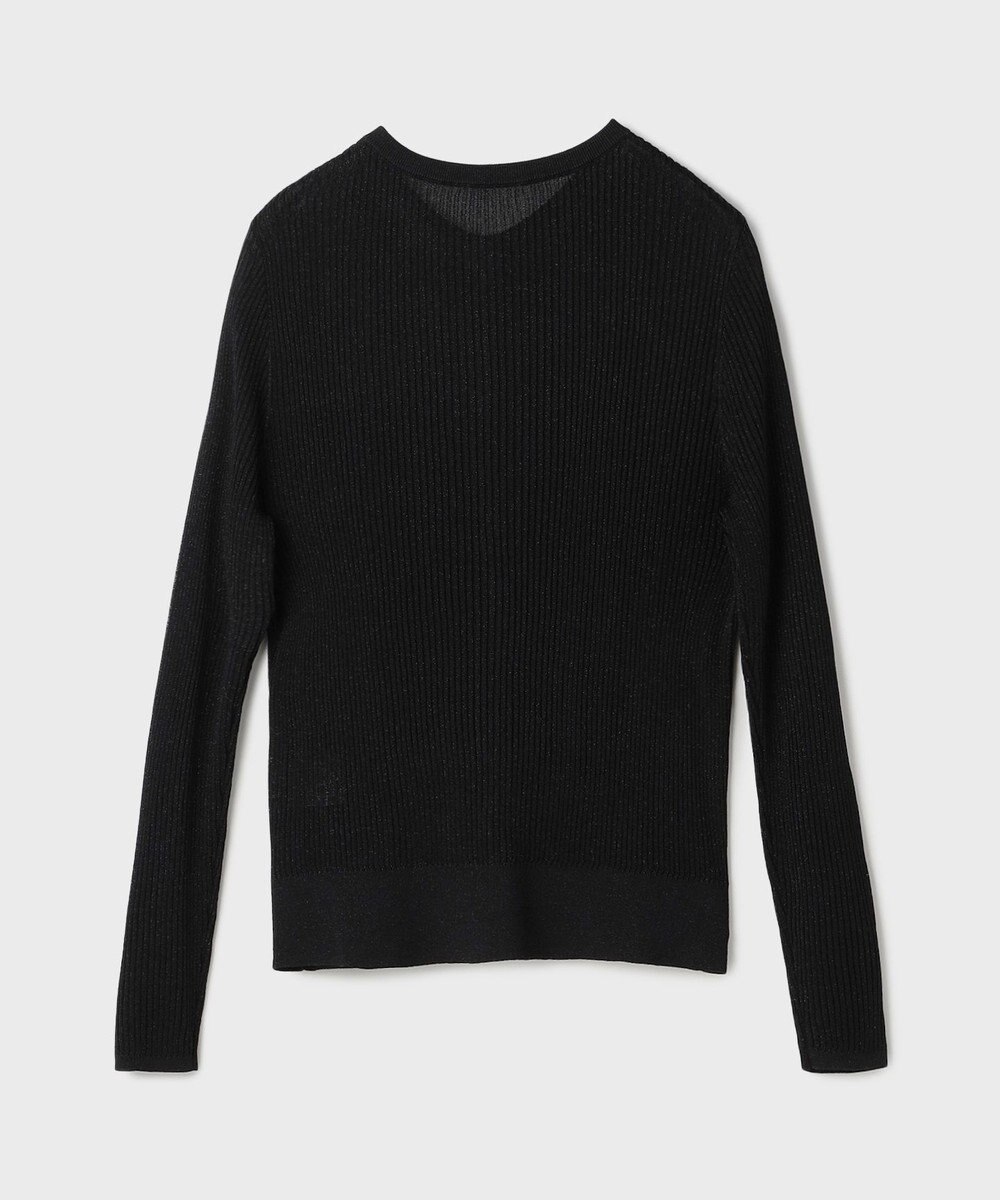 GRACE CONTINENTAL ハイゲージラメニットカーディガン 