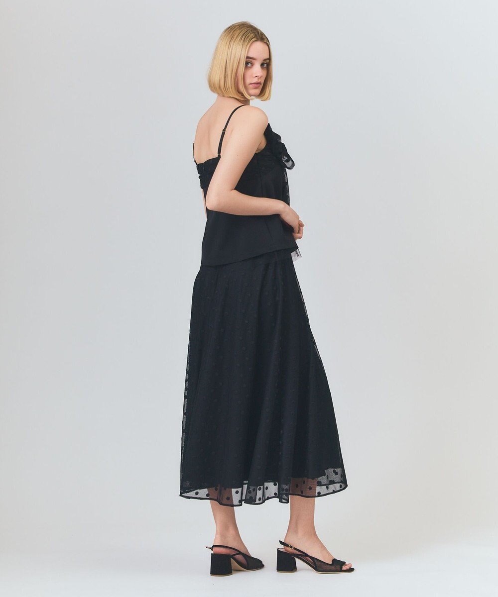 GRACE CONTINENTAL ドットembチュールスカート 