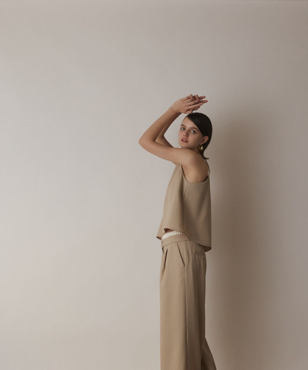 GRACE CONTINENTAL キャミ付レイヤードパンツ 