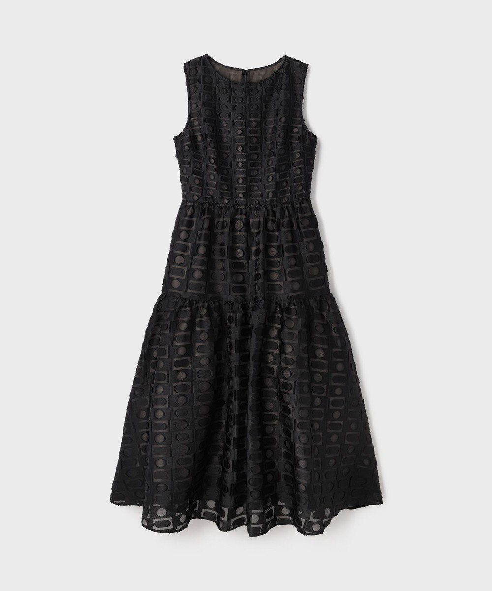 GRACE CONTINENTAL キカドットジャガードドレス 