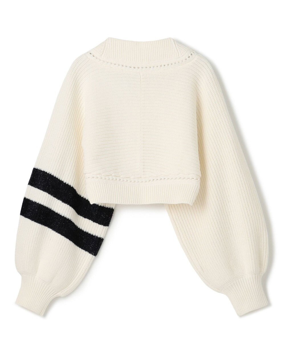 GRACE CONTINENTAL 畦ショートニットカーディガン 