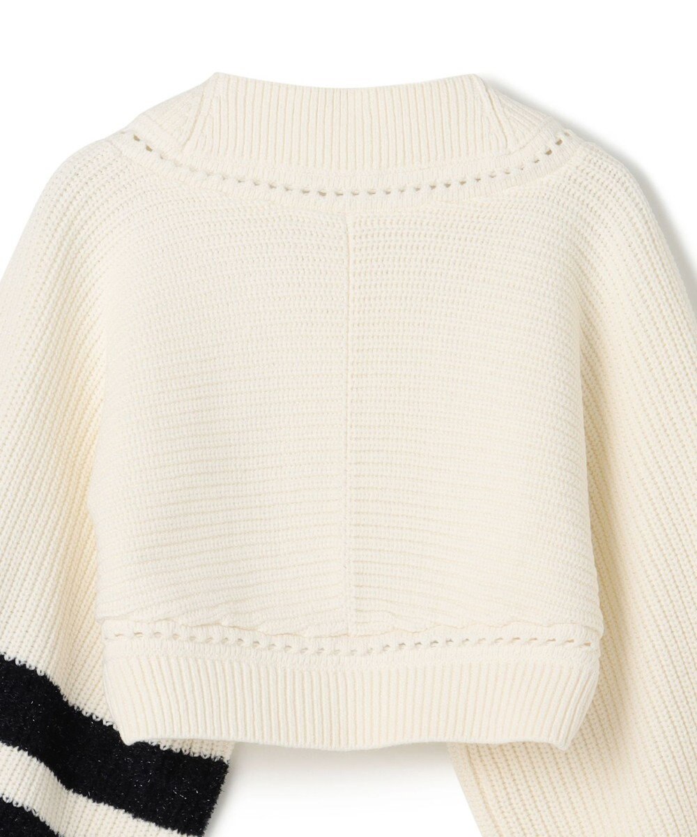 GRACE CONTINENTAL 畦ショートニットカーディガン 