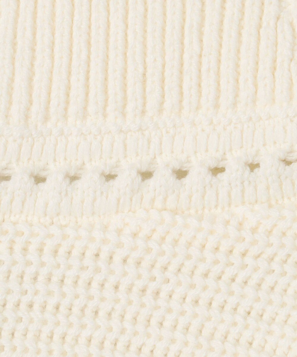 GRACE CONTINENTAL 畦ショートニットカーディガン 