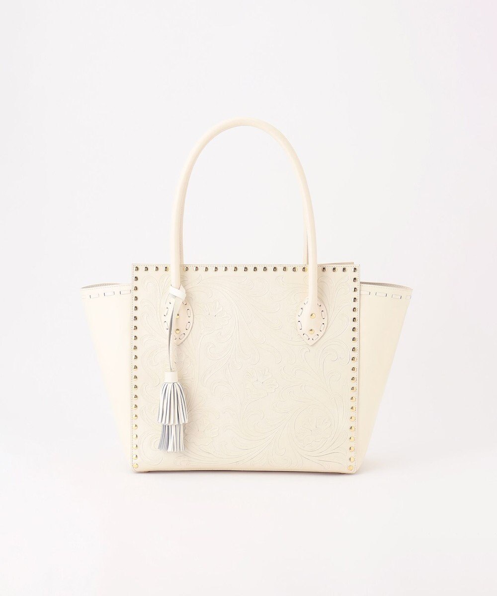 GRACE CONTINENTAL Studs tote bag エクリュ