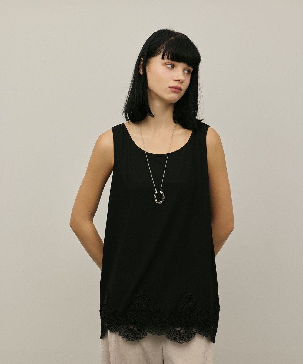 GRACE CONTINENTAL ヘムレースカットトップ 