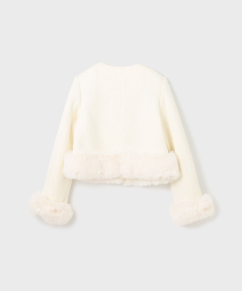 GRACE CONTINENTAL ツイードコンビジャケット 