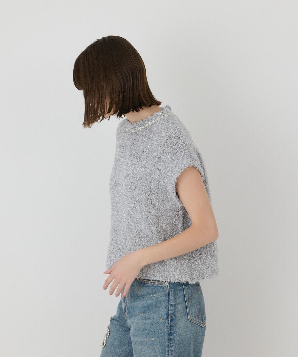 GRACE CONTINENTAL 【イベント店舗・ONLINE STORE先行アイテム】グリッターニットトップ 