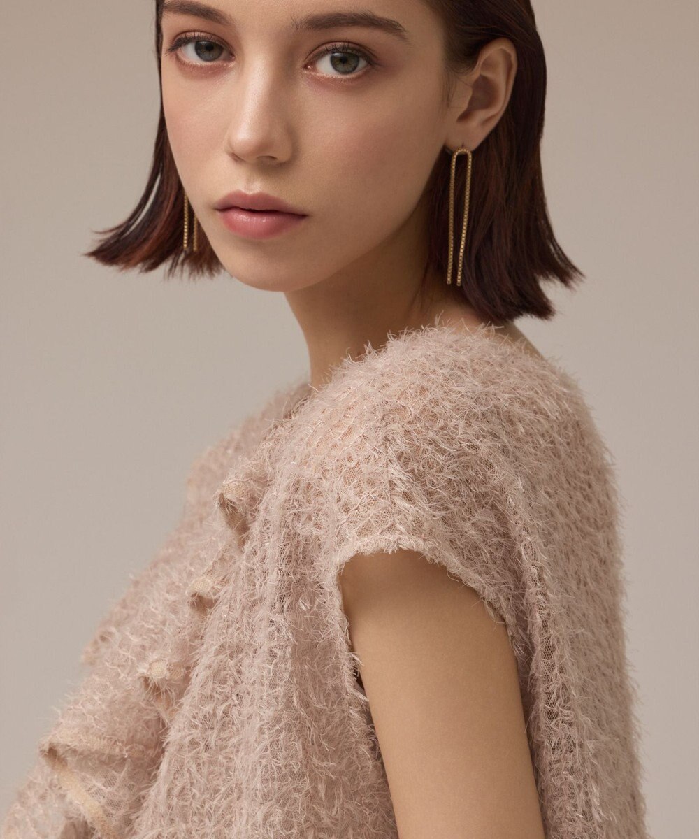 GRACE CONTINENTAL バックフレアチュールトップ 