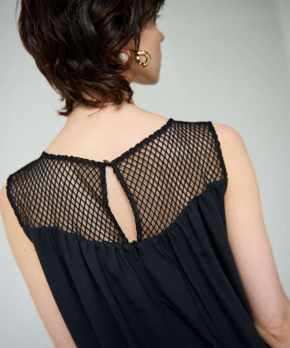 GRACE CONTINENTAL シアードレープマキシ