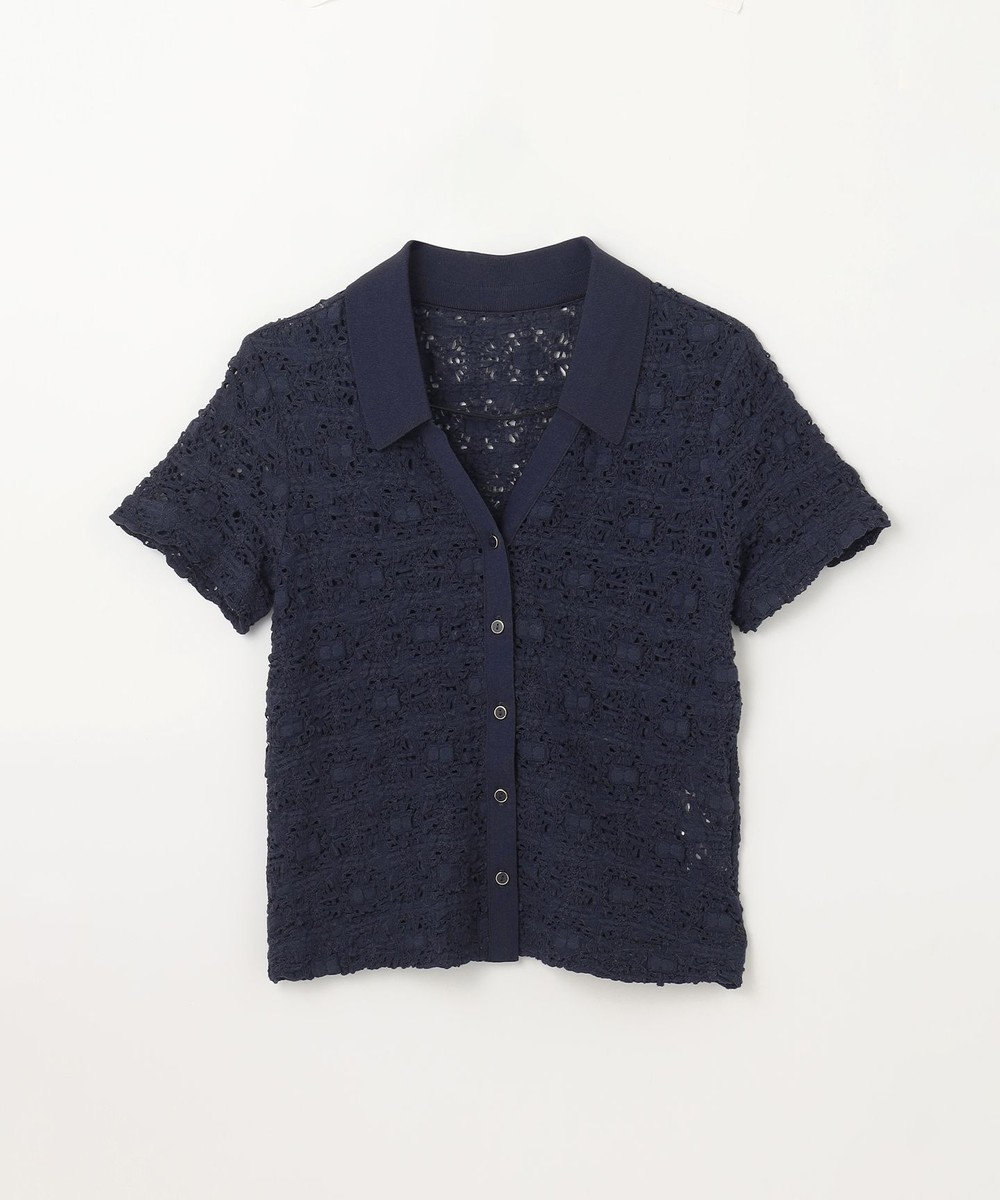 レースカットスキッパートップ / GRACE CONTINENTAL | GRACE レースカットスキッパートップ / GRACE CONTINENTAL | GRACE