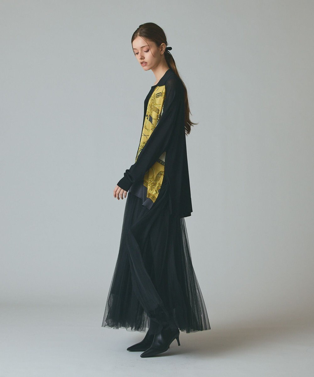 GRACE CONTINENTAL チュールボリュームスカート 