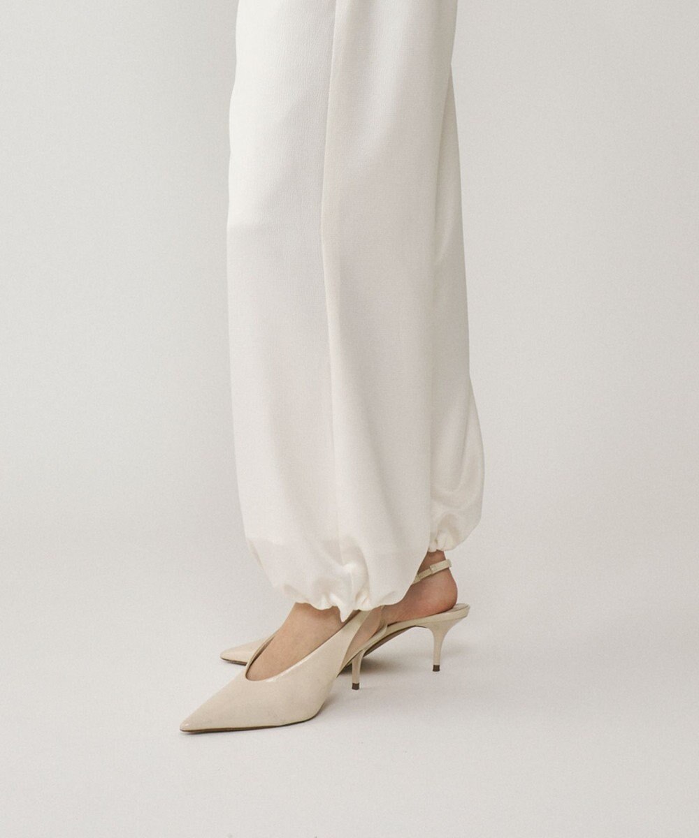 GRACE CONTINENTAL チンツサテンパンツ 