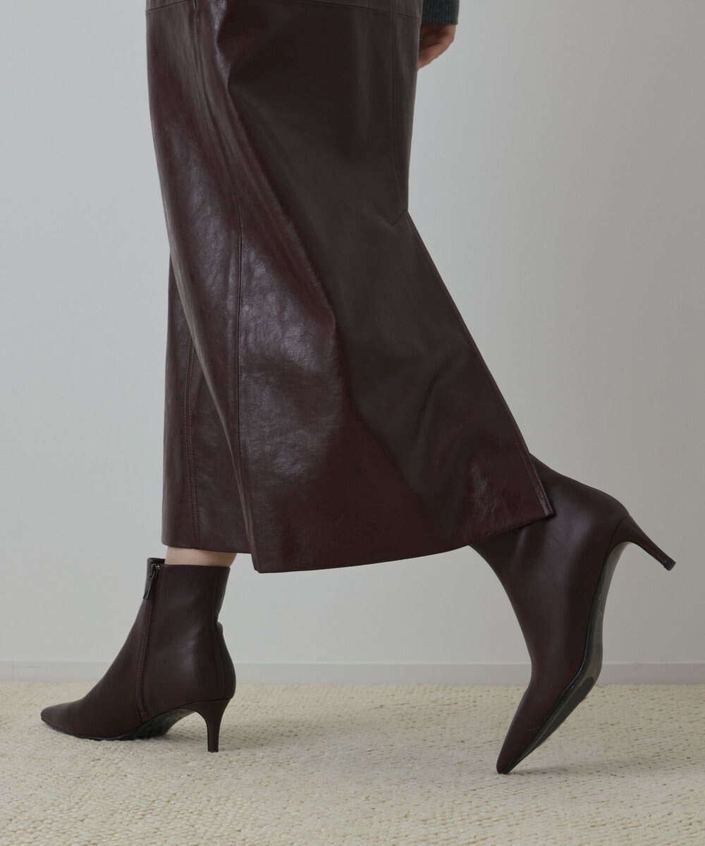 GRACE CONTINENTAL フェイクレザータイトスカート 