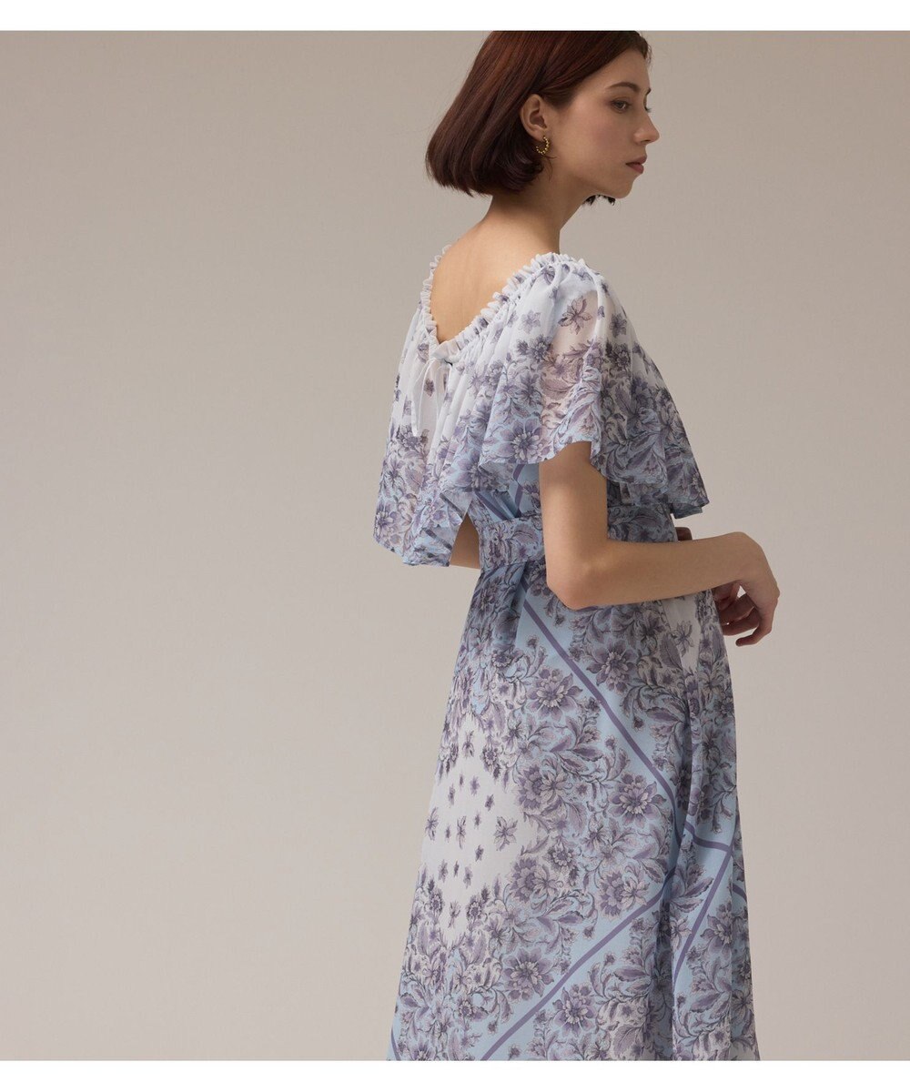 GRACE CONTINENTAL マルチWAYシフォンワンピース