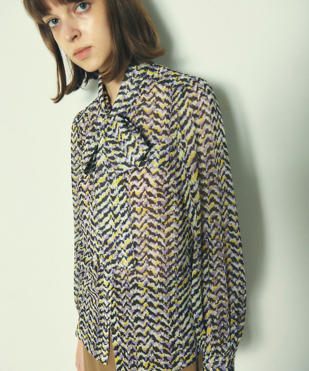 GRACE CONTINENTAL - グレースコンチネンタルマリンブラウスボウタイ浮き輪36ネイビーピンク trim_ofgrc_item6a247374c0fa11e