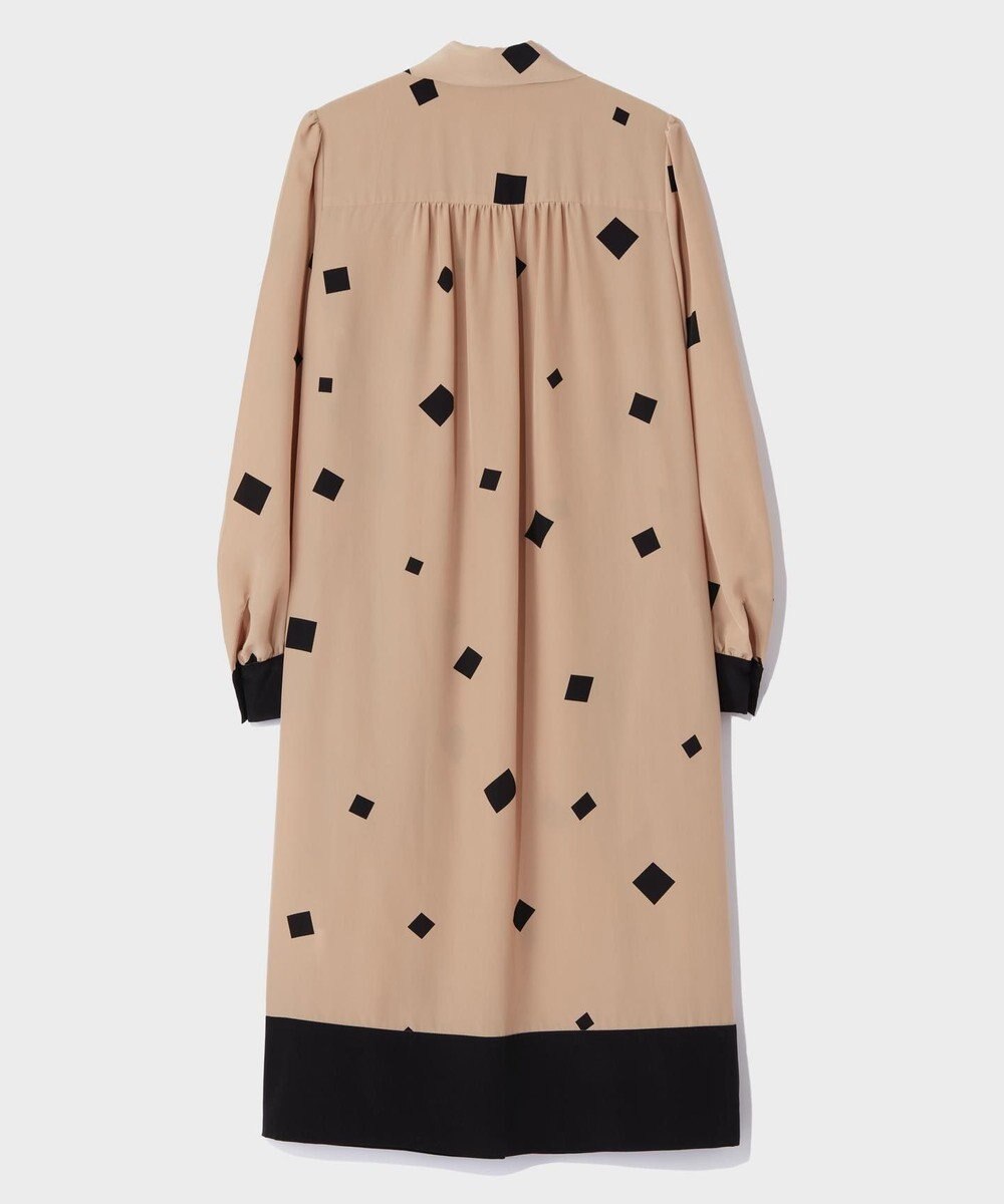 GRACE CONTINENTAL スクエアバイカラードレス