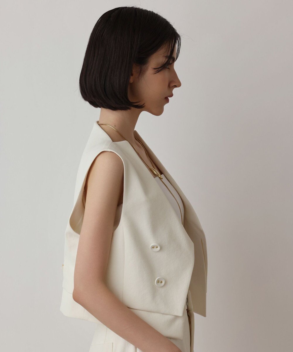 GRACE CONTINENTAL オックスショートジレ 