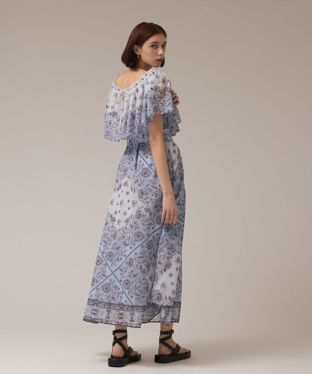 GRACE CONTINENTAL マルチWAYシフォンワンピース