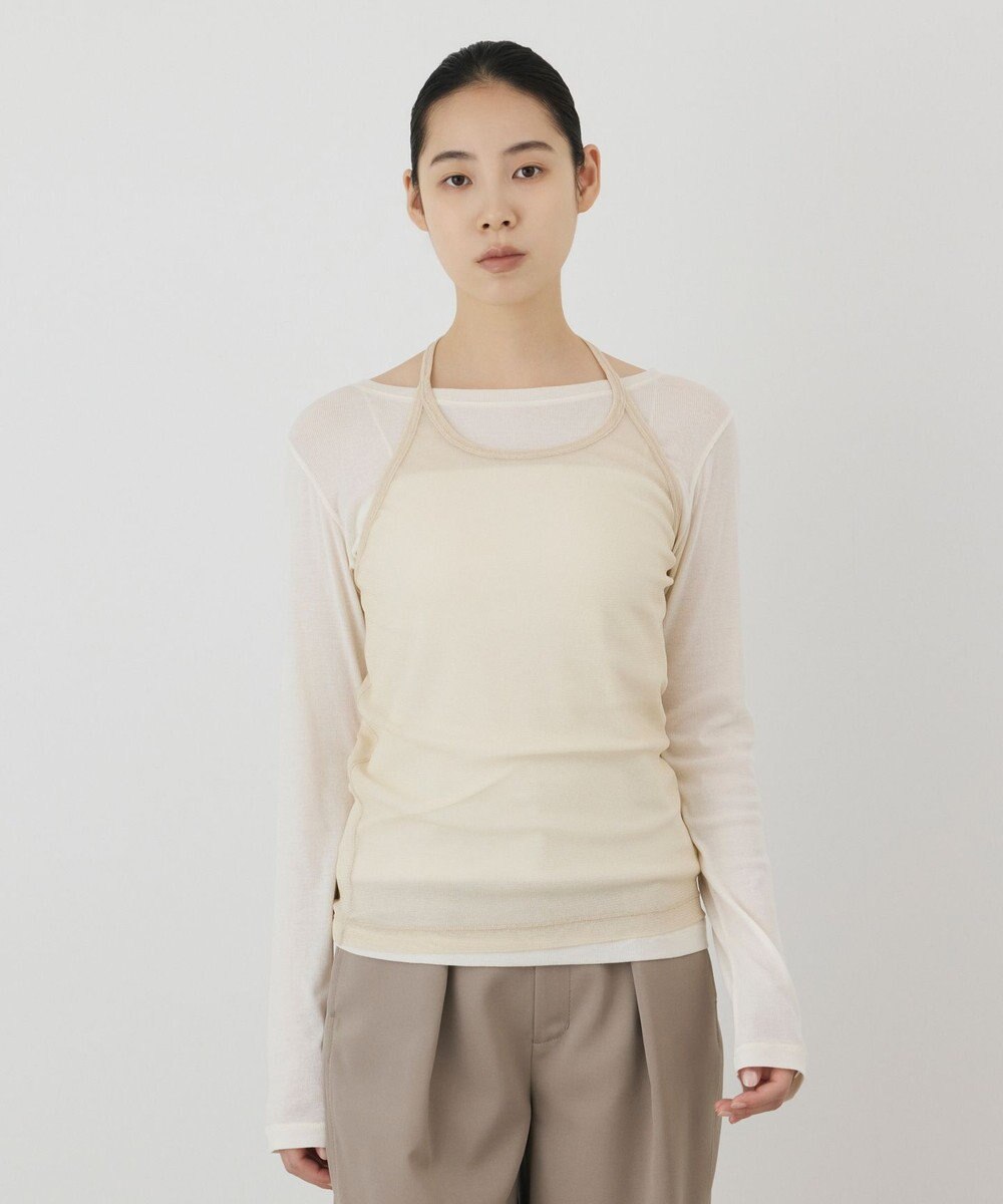 GRACE CONTINENTAL シアーレイヤードカットトップ 