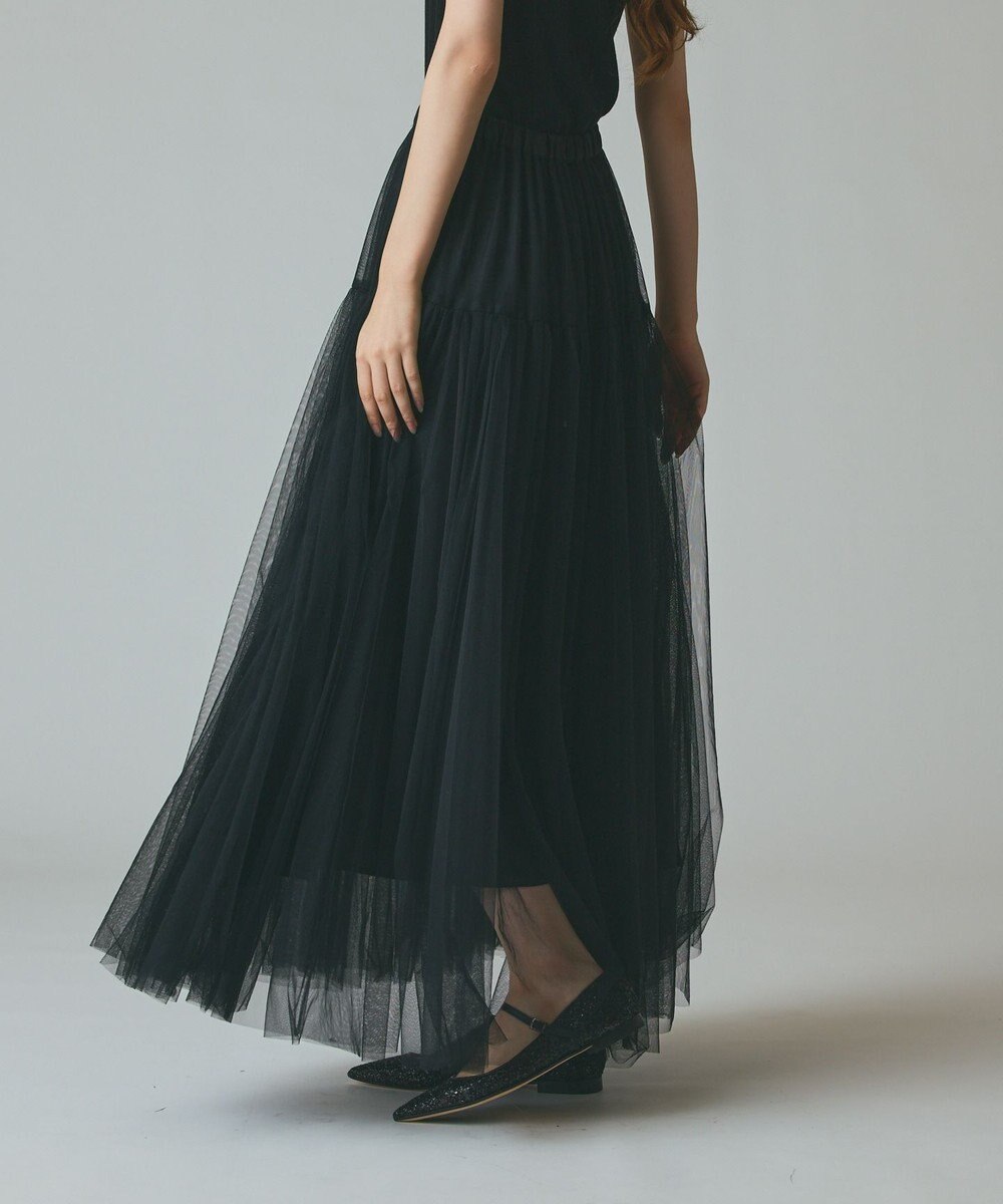 GRACE CONTINENTAL チュールボリュームスカート 