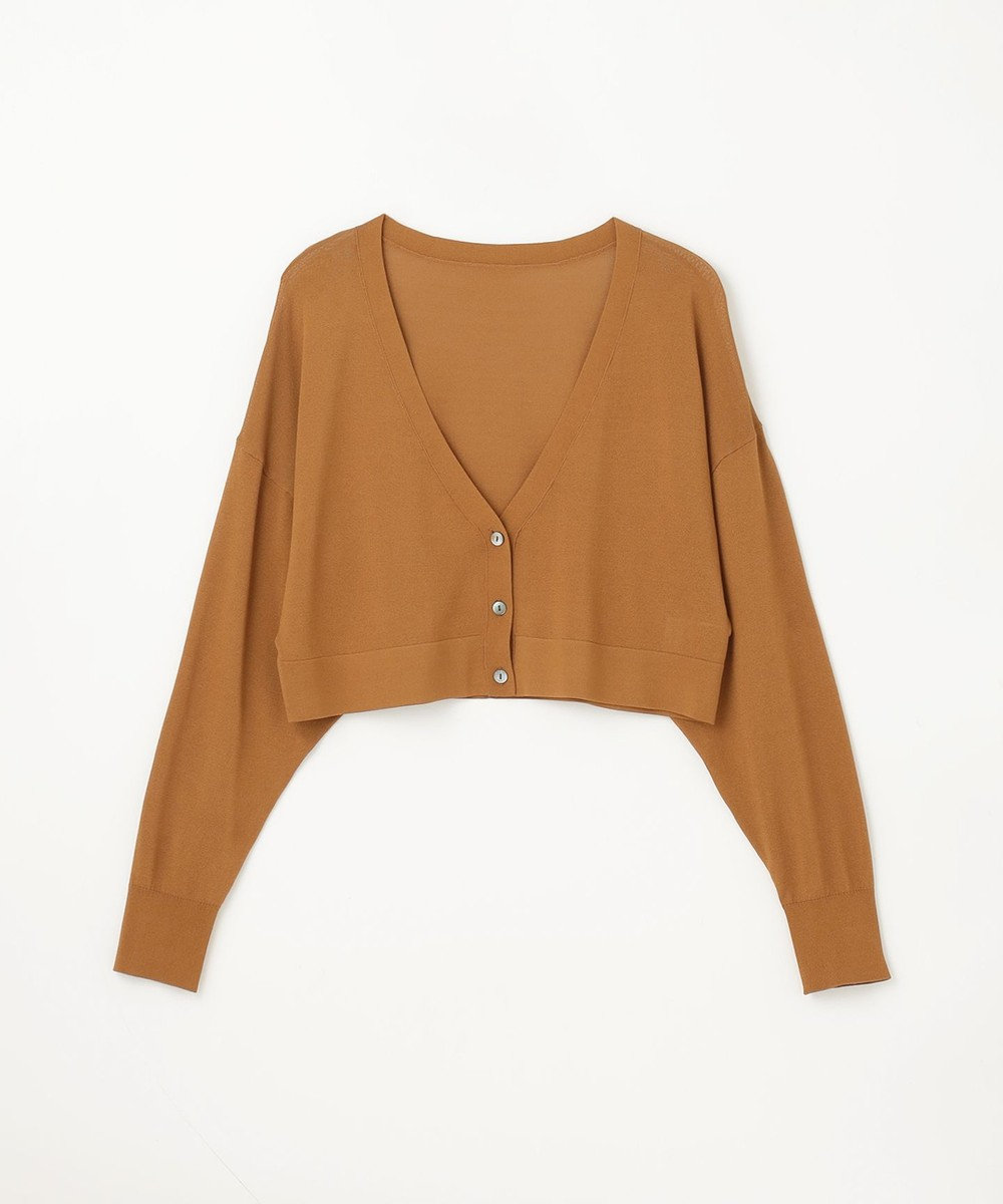 GRACE CONTINENTAL ショートドルマンニットカーディガン