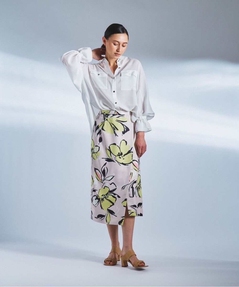 ビッグフラワータイトスカート Grace Continental Grace Continental グレースコンチネンタル 通販 ビッグフラワータイトスカート Grace Continental Grace Continental グレースコンチネンタル 通販