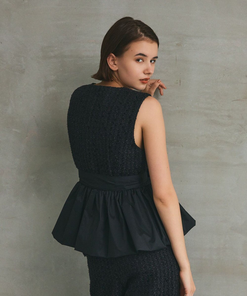 GRACE CONTINENTAL ツイードコンビジレ 