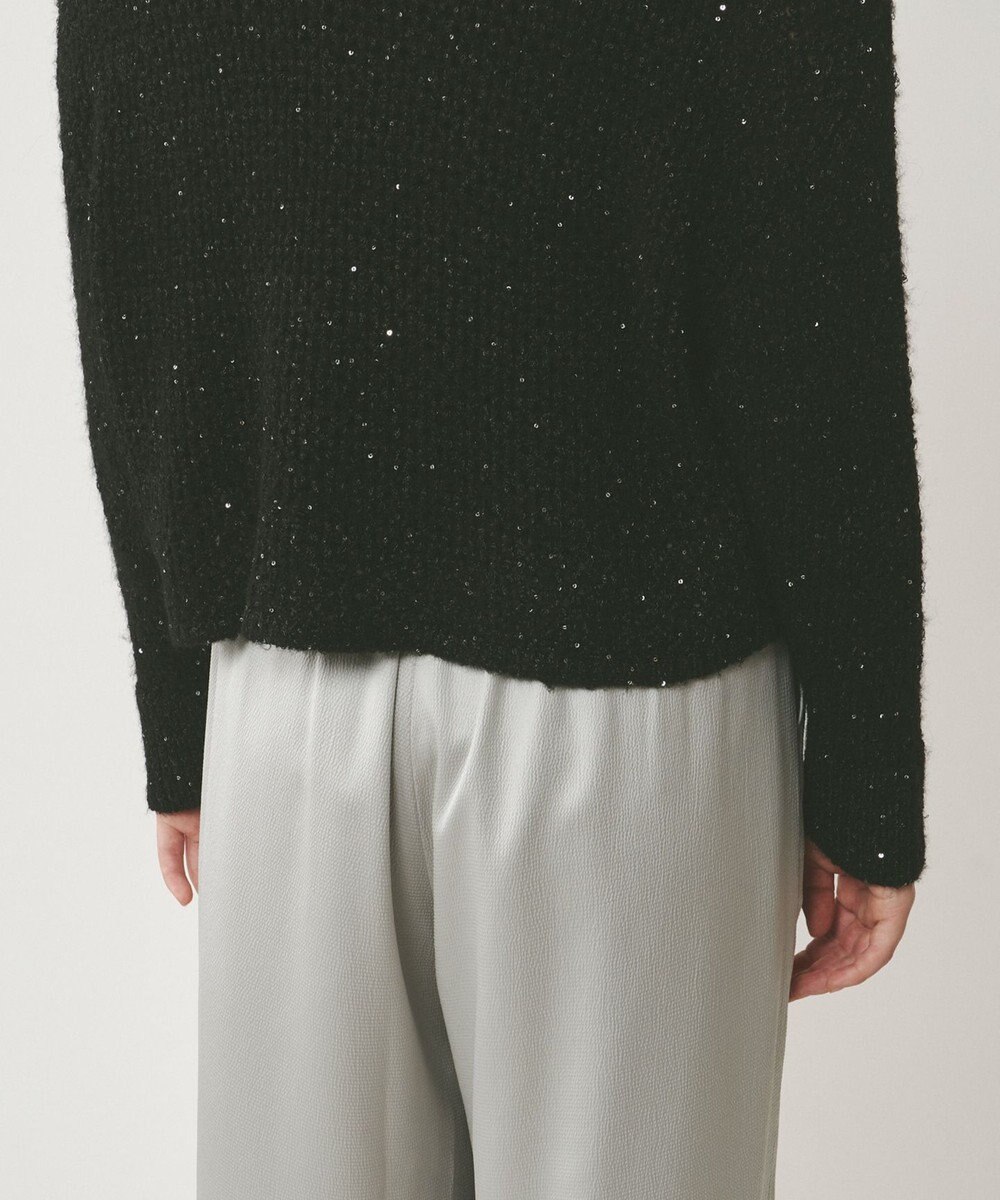 GRACE CONTINENTAL スパンメッシュニットトップ 