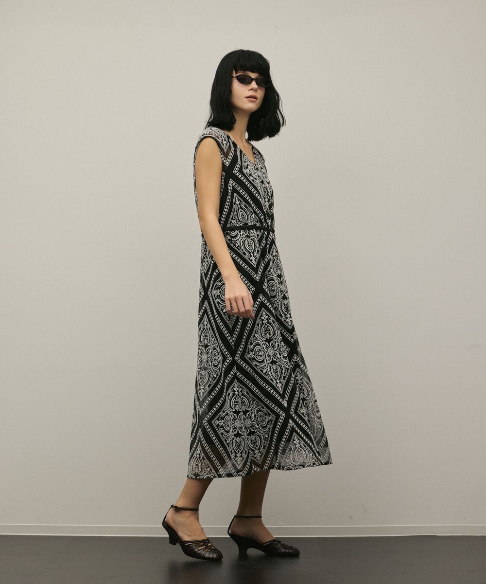 GRACE CONTINENTAL 刺繍ジレワンピース 