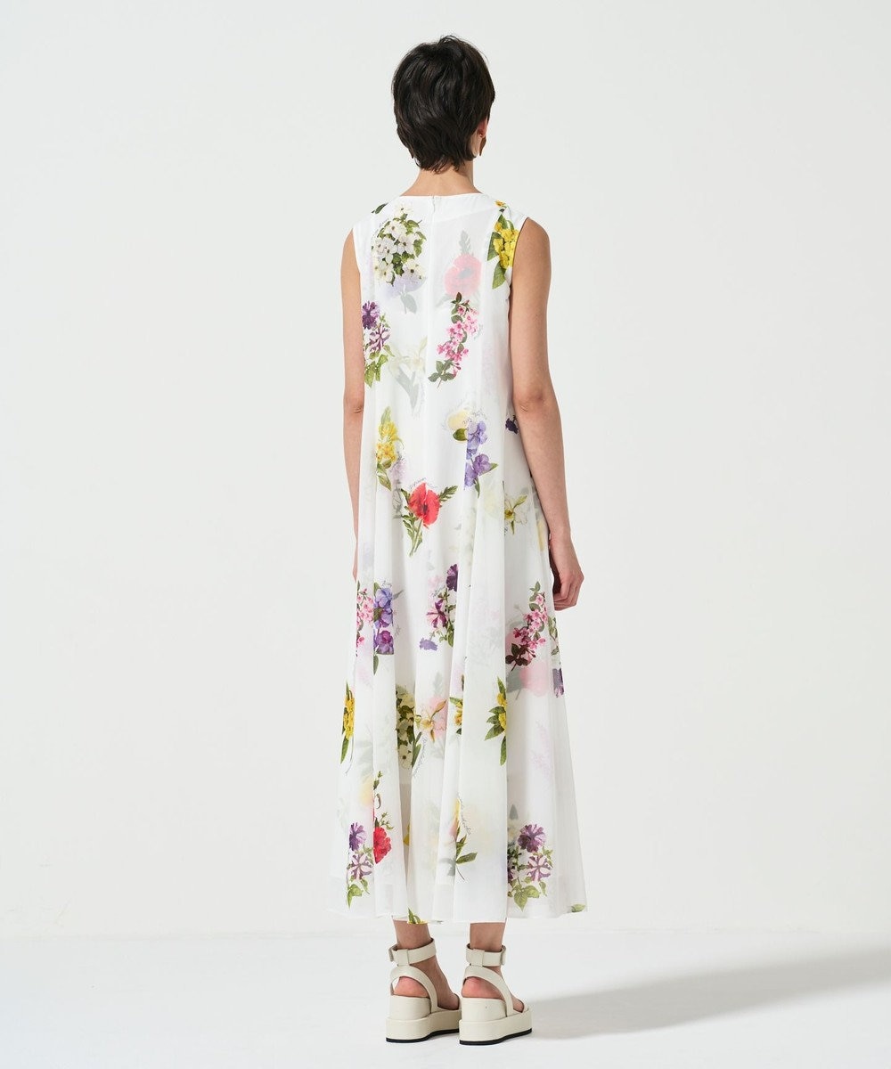 GRACE CONTINENTAL ボタニカルレイヤードワンピース