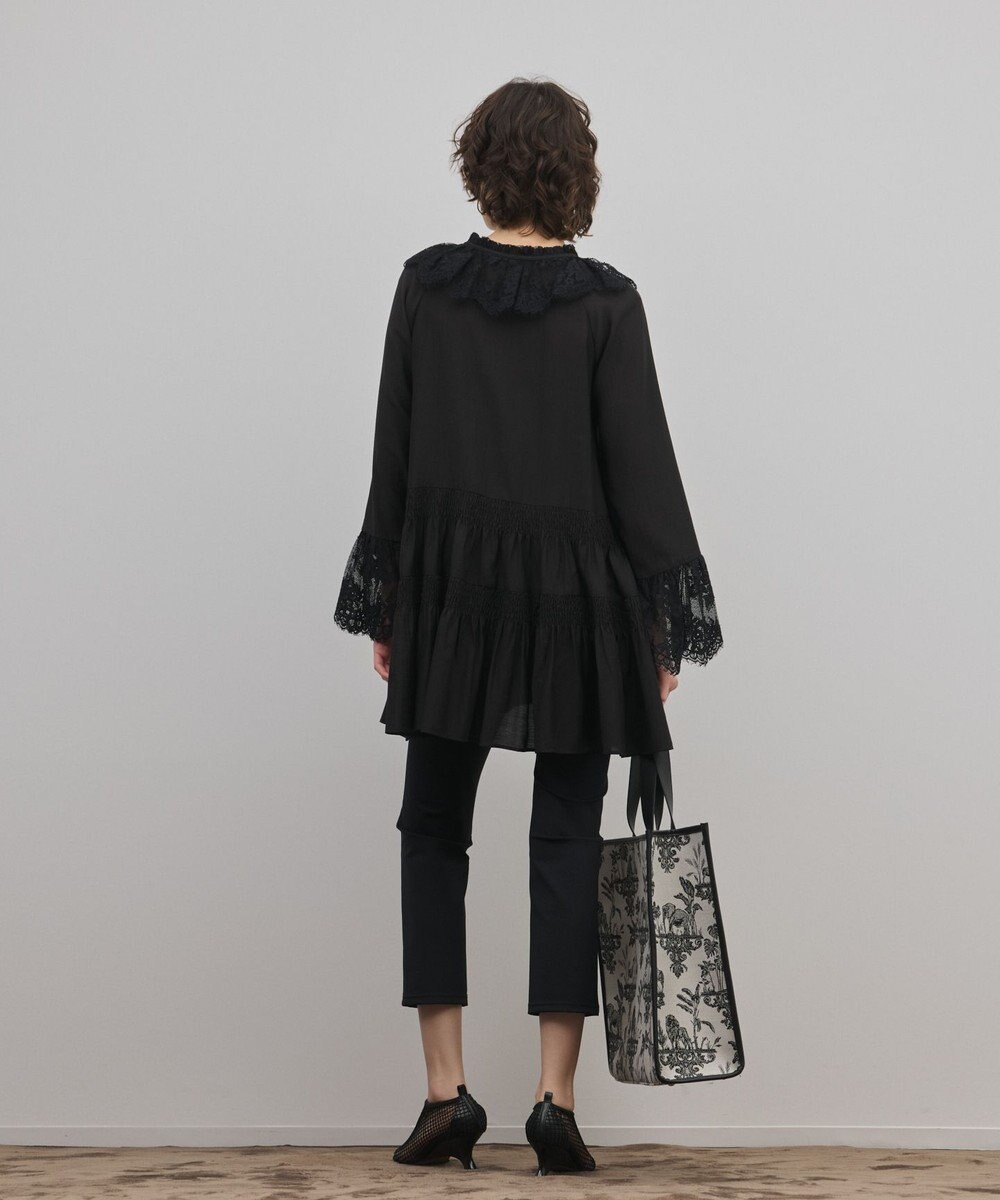 GRACE CONTINENTAL レースカラーチュニックブラウス 