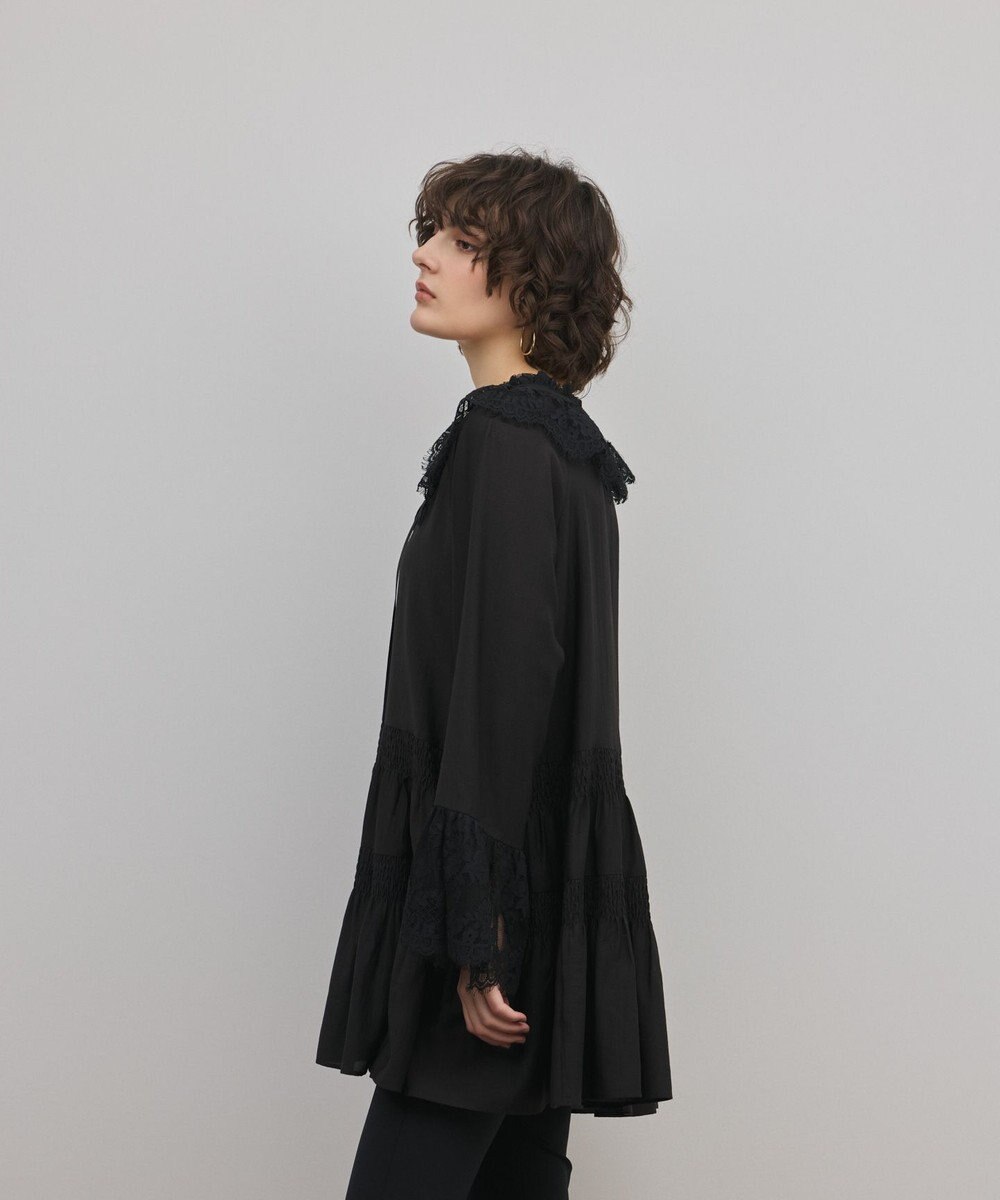 GRACE CONTINENTAL レースカラーチュニックブラウス 
